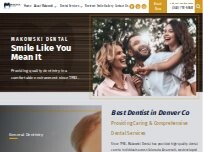 Website Screenshot Makowski Dental