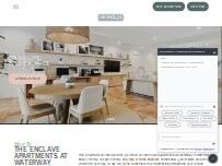 Website Screenshot The Enclave Apartments at Waterway