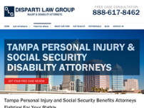 Disparti Law Group, P.A. website screenshot