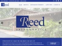 Website Screenshot Reed Orthodontics