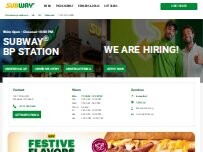Website Screenshot Subway