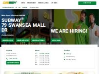 Website Screenshot Subway