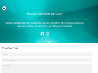 Natural Injections website screenshot