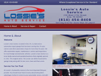 Lossie's Auto Service website screenshot