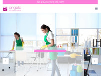 Angelic Maid Cleaning Services website screenshot