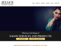 Screenshot for http://juliashairsalonak.net/