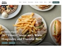 Website Screenshot Frankie's Diner