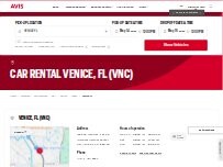 Website Screenshot Avis Car Rental