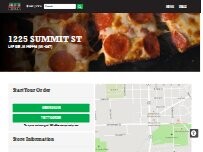 Website Screenshot Jet's Pizza