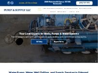 Website Screenshot Pump & Supply LLC