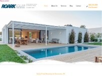 Website Screenshot Roark Solar & Pool Equipment
