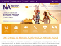 Nieroda Insurance Agency website screenshot