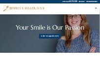 Website Screenshot Jeffrey S. Miller DDS