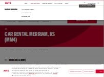 Website Screenshot Avis Car Rental