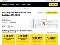 Website Screenshot Meineke Car Care Center