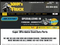 Website Screenshot John's Truck & Auto Salvage