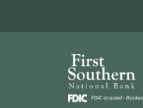 Website Screenshot First Southern National Bank