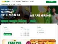 Website Screenshot Subway