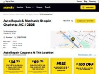 Website Screenshot Meineke Car Care Center