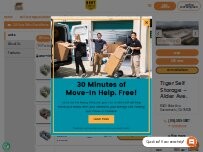 Website Screenshot Tiger Self Storage
