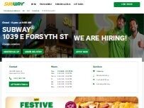 Website Screenshot Subway