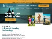 Website Screenshot Advanced Hearing Technology, Inc
