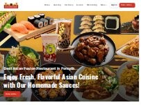 Website Screenshot Hong Kong Palace Asian Restaurant