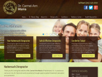 Dr. Carmel-Ann Mania website screenshot