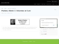 Website Screenshot Alexis Packer, Attorney At Law