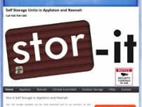 Stor-It Appleton website screenshot