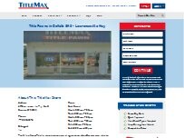 Website Screenshot TitleMax Title Pawns