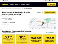 Website Screenshot Meineke Car Care Center