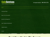 Screenshot for http://coleserviceslandscape.com