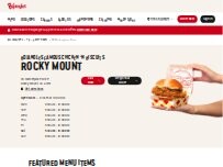 Website Screenshot Bojangles