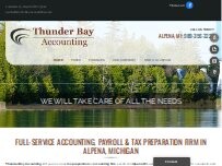 Website Screenshot Thunder Bay Accounting