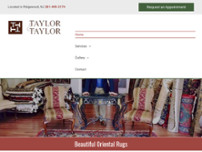 Taylor & Taylor Oriental Rugs website screenshot