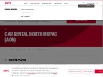 Website Screenshot Avis Car Rental