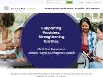 Website Screenshot Child Care Council Inc