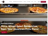 Website Screenshot Ruszoni's Pizza