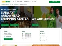 Website Screenshot Subway