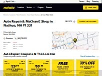 Website Screenshot Meineke Car Care Center