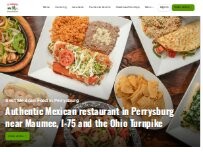 Website Screenshot El Vaquero Mexican Restaurant