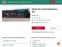 Website Screenshot Check Into Cash