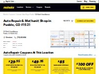 Website Screenshot Meineke Car Care Center