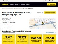 Website Screenshot Meineke Car Care Center