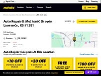 Website Screenshot Meineke Car Care Center