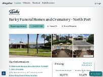 Website Screenshot Farley Funeral Homes and Crematory - North Port