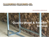 Hardwood Firewood Co. website screenshot