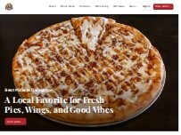 Website Screenshot Franco’s Pizza - Livingston