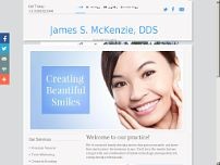 McKenzie James S DDS PA website screenshot
